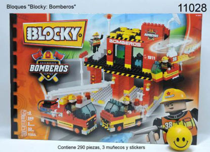 Imagen de BLOQUES "BLOCKY" BOMBEROS X 290 PIEZAS 9.24